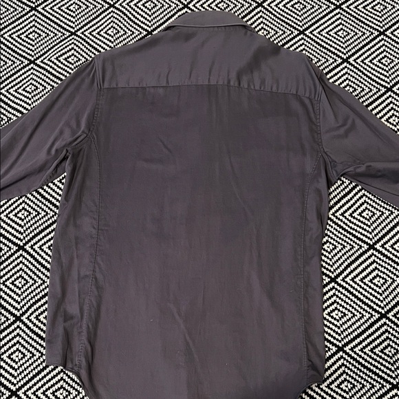 Calvin Klein Charcoal Button-Up Shirt Jacket - Picture 5 of 6